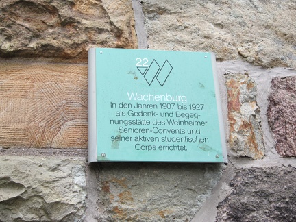 5 Wachenburg sign